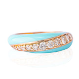 Chic Diamond Ceramic Ring
