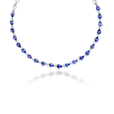 Tanzanite Petal Necklace
