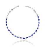 Tanzanite Petal Necklace