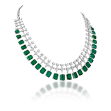 Emerald Petal Necklace