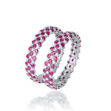 The Rosette Ruby Bangles