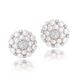 Pearl Rosette Studs