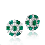Elara Emerald Studs
