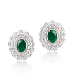 Emera Oval Diamond Studs