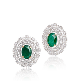 Emera Oval Diamond Studs