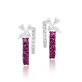 The Riviera Ruby Earrings