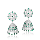Aurelia Emerald Jhumkas