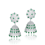 Aurelia Emerald Jhumkas