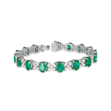 Clara Oval Emerald Bracelet