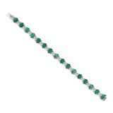 Clara Oval Emerald Bracelet