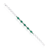 Laila Marquise Emerald Bracelet