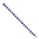 Enya Emerald & Tanzanite Bracelet