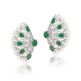 Sophia Emerald & Diamond Earrings