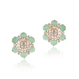 Zahra Emerald & Diamond Polki Earrings