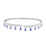 Plume Diamond & Tanzanite Collar