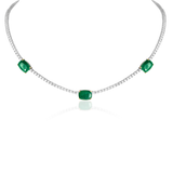 Diana Emerald & Diamond Necklace