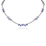 Amelie Tanzanite & Diamond Necklace