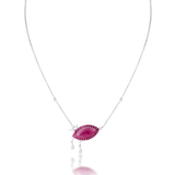 Crimson Orbit Necklace
