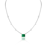 Emerald Point Lariat Necklace