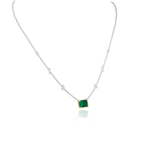 Emerald Point Lariat Necklace