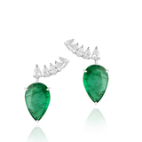 The Arc Emerald Earrings