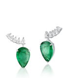 The Arc Emerald Earrings