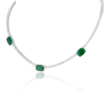Diana Emerald & Diamond Necklace