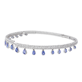 Plume Diamond & Tanzanite Collar