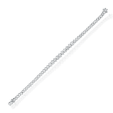 Eternal Line Round Diamond Tennis Bracelet