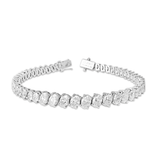 Eternal Line Round Diamond Tennis Bracelet