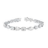 Golden Mosaic Fancy Diamond Bracelet