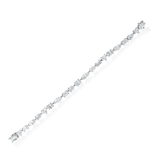 Golden Mosaic Fancy Diamond Bracelet
