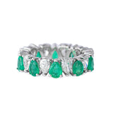 Emerald Majesty Diamond Ring