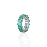 Enthralling Emerald Oval Ring