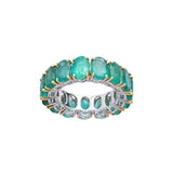 Enthralling Emerald Oval Ring