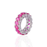 Glamour Diamond Ruby Ring
