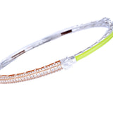 Green Ceramic Diamond Bracelet