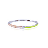Green Ceramic Diamond Bracelet