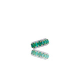 Diamond Emerald Band Ring