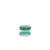Diamond Emerald Band Ring