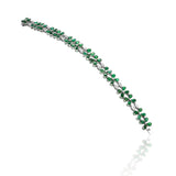 Blooming Grace Emerald Bracelet