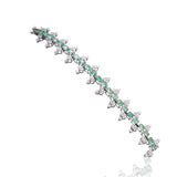 Infinite Charm Colombian Emerald Bracelet