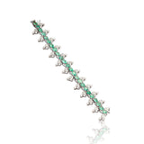 Infinite Charm Colombian Emerald Bracelet