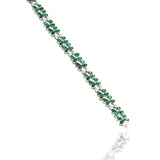 Blooming Grace Emerald Bracelet