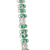 Blooming Grace Emerald Bracelet