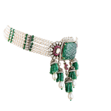 Diamond Gemstone Choker