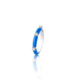 Jazzy blue ring