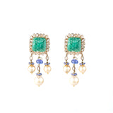 Polki Tanzanite Earrings