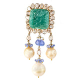 Polki Tanzanite Earrings