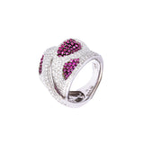 Ruby Diamond Elegance Ring